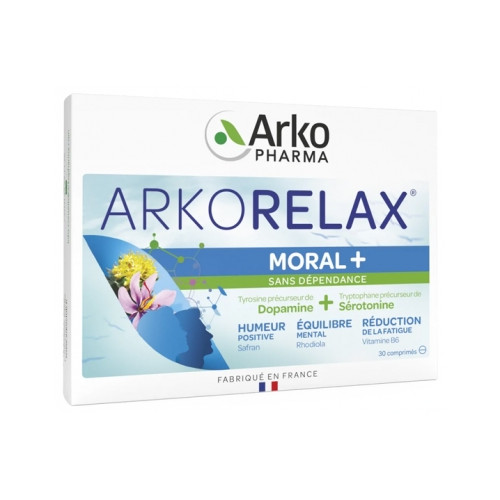 ARKOPHARMA Arkorelax Moral+ 30 Comprimés-20341 ARKOPHARMA Arkorelax Moral+ 30 Comprimés-20341