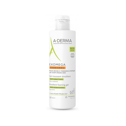 ADERMA Exomega Control Gel Moussant Émollient Anti-Grattage 500 ml-20348 ADERMA Exomega Control Gel Moussant Émollient Anti-Grattage 500 ml-20348