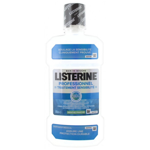 LISTERINE Professionnel Traitement Sensibilité 500 ml-20358 LISTERINE Professionnel Traitement Sensibilité 500 ml-20358