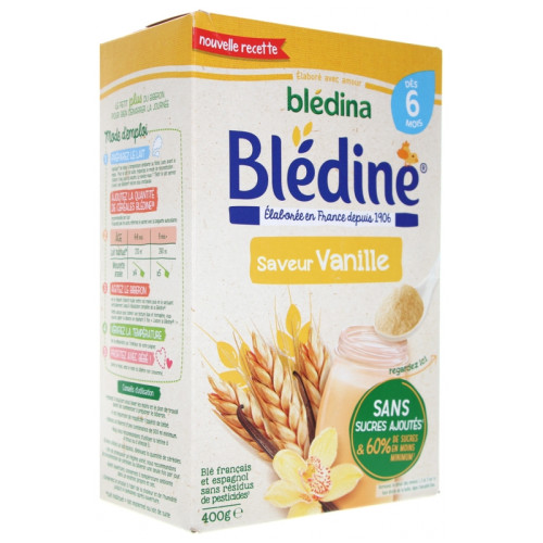 BLEDINA Blédine vanille dès 6 mois 400g-20383 BLEDINA Blédine vanille dès 6 mois 400g-20383
