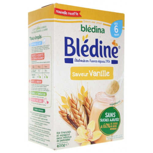 meSoigner - Blédina - Céréales Bébé Dès 6 Mois Saveur Vanille