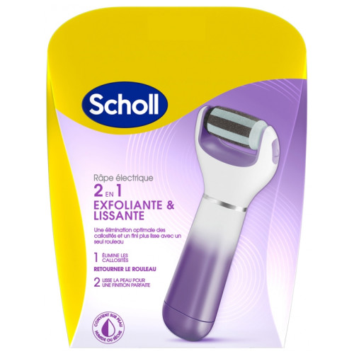 SCHOLL Râpe Électrique 2en1 Exfoliante & Lissante-20561 SCHOLL Râpe Électrique 2en1 Exfoliante & Lissante-20561