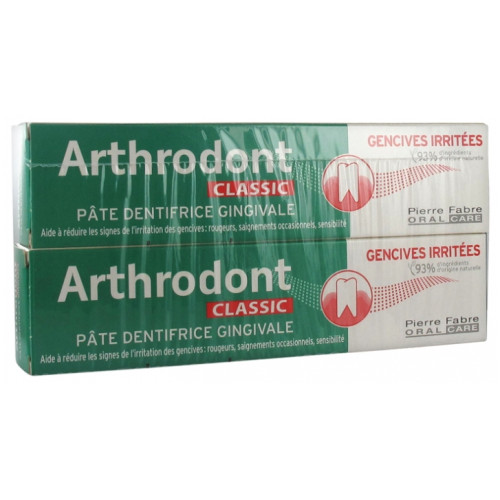ARTHRODONT Classic Pâte Dentifrice Gingivale Lot de 2 x 75 ml-20580 ARTHRODONT Classic Pâte Dentifrice Gingivale Lot de 2 x 75 ml-20580