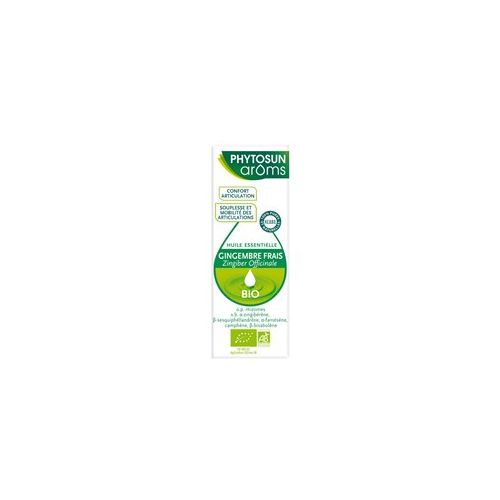 PHYTOSUN AROMS Phytosun Arôms huile essentielle Gingembre Bio 5 ml-20593 PHYTOSUN AROMS Phytosun Arôms huile essentielle Gingembre Bio 5 ml-20593