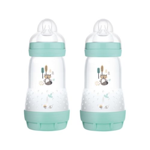 MAM Easy Start 2 Biberons Anti-Colique Couleurs de la Nature 260 ml 2 Mois et + Débit 2-20603 MAM Easy Start 2 Biberons Anti-Colique Couleurs de la Nature 260 ml 2 Mois et + Débit 2-20603