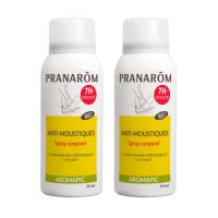 PRANAROM Aromapic Duo Spray corporel anti-moustiques bio 2x75ml-20604