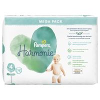 PAMPERS Harmonie 72 Couches Taille 4 (9-14 kg)-20608