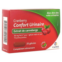 MYLAN Cranberry Confort Urinaire 20 Gélules-20643