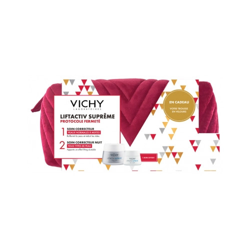 VICHY LiftActiv Supreme Soin Correcteur Anti-Rides et Fermeté Peau Normale à Mixte 50 ml + Nuit 15 ml Offert-20666 VICHY LiftActiv Supreme Soin Correcteur Anti-Rides et Fermeté Peau Normale à Mixte 50 ml + Nuit 15 ml Offert-20666