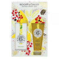 ROGER & GALLET Coffret Eau Parfumée bienfaisante Cédrat 30ml + gel douche 50ml offert-20672