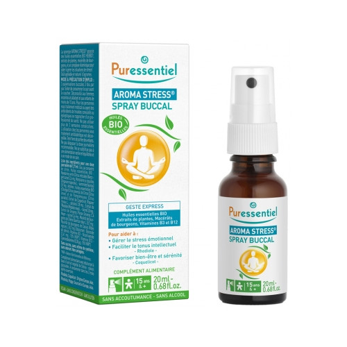 PURESSENTIEL Aroma Stress Spray Buccal 20 ml-20690 PURESSENTIEL Aroma Stress Spray Buccal 20 ml-20690