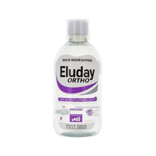 PIERRE FABRE Eluday Ortho Bain de Bouche Quotidien 500 ml-20691 PIERRE FABRE Eluday Ortho Bain de Bouche Quotidien 500 ml-20691