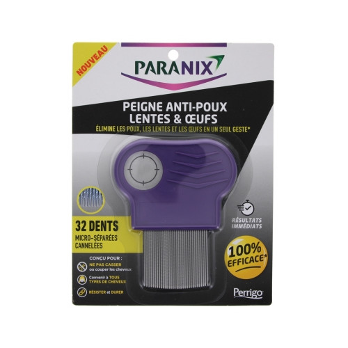 PARANIX Peigne Anti-Poux Lentes & Oeufs-20692 PARANIX Peigne Anti-Poux Lentes & Oeufs-20692