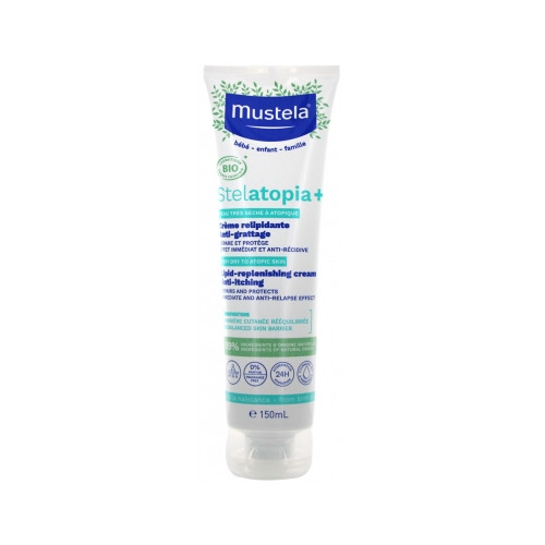 MUSTELA Stelatopia+ Crème Relipidante Anti-Grattage Bio 150 ml-20695 MUSTELA Stelatopia+ Crème Relipidante Anti-Grattage Bio 150 ml-20695
