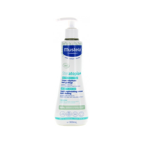 MUSTELA Stelatopia+ Crème Relipidante Anti-Grattage Bio 300 ml-20696 MUSTELA Stelatopia+ Crème Relipidante Anti-Grattage Bio 300 ml-20696