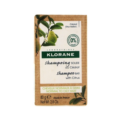 KLORANE Shampoing Solide au Cédrat 80 g-20697