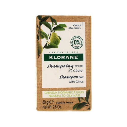 KLORANE Shampoing Solide au Cédrat 80 g-20697 KLORANE Shampoing Solide au Cédrat 80 g-20697