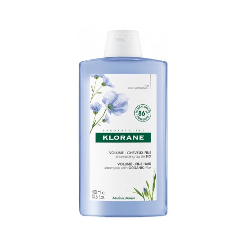 KLORANE Volume - Cheveux Fins Shampoing au Lin Bio 400 ml-20698