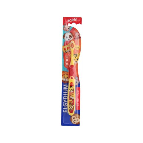 ELGYDIUM Kids Brosse à Dents Souple 2/6 Ans Emoji-20703 ELGYDIUM Kids Brosse à Dents Souple 2/6 Ans Emoji-20703