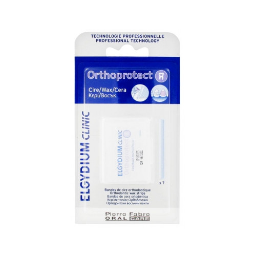 ELGYDIUM Elgydium Clinic Orthoprotect 7 Bandes de Cire-20705 ELGYDIUM Elgydium Clinic Orthoprotect 7 Bandes de Cire-20705