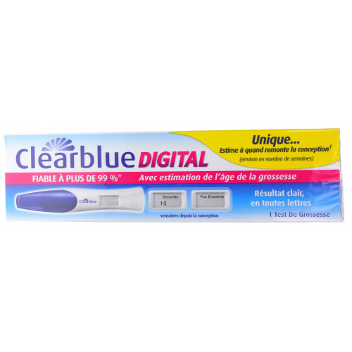 CLEARBLUE DIGITAL Test de grossesse-2071 CLEARBLUE DIGITAL Test de grossesse-2071