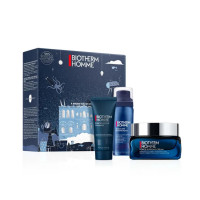 BIOTHERM HOMME COFFRET VISAGE HOMME - FORCE SUPREME Crème Anti-âge, 50ml + Mousse de Rasage, 50ml + Nettoyant Visage, 40ml-20711