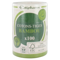 ESTIPHARM Cotons Tiges Bambou 100 Pièces-20748