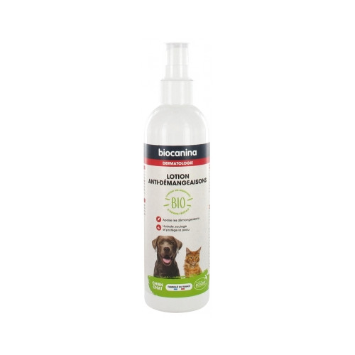 BIOCANINA Lotion Anti-Démangeaisons Chien et Chat Bio 240 ml-20790