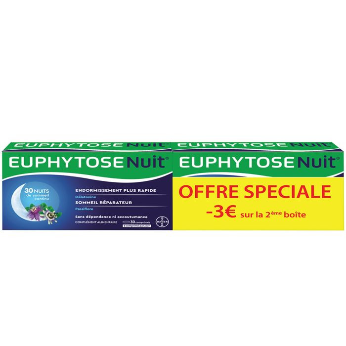EuphytoseNuit x 30, Mélatonine Et Passiflore