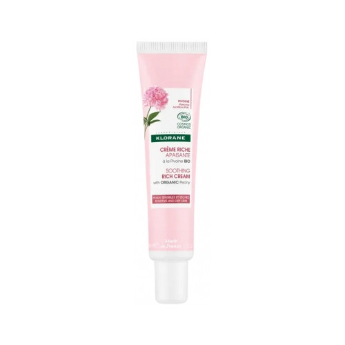 Crème Riche Apaisante à la Pivoine Bio 40 ml