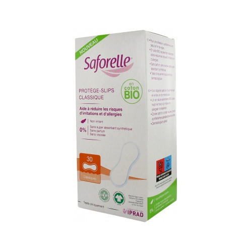 Saforelle 30 Protège-Slips Classiques Saforelle 30 Protège-Slips Classiques