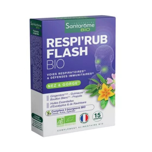 Respi'rub flash nez et gorge bio