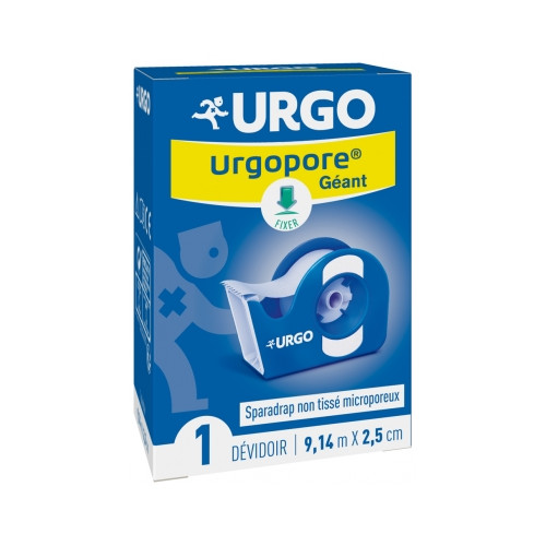 Urgopore Sparadrap Microporeux Géant 1 Dévidoir