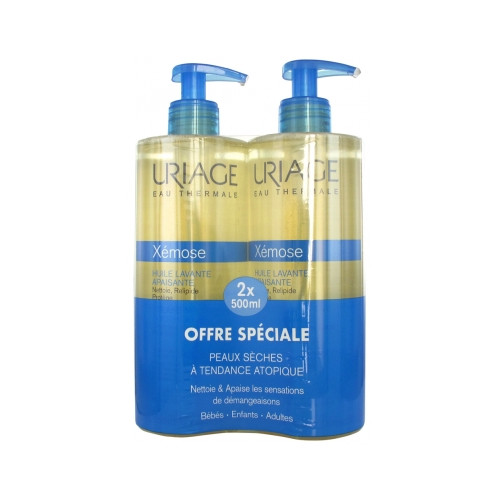 Xémose Huile Lavante Apaisante Lot de 2 x 500 ml