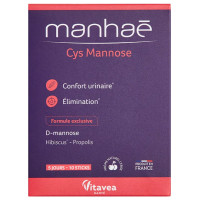 Manhae CysMannose 15+ Cerise 10 Sticks - Système Urinaire