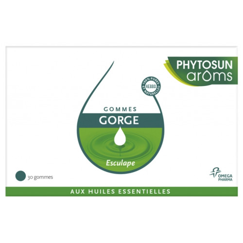 Phytosun Aroms Gommes Respiration Esculape 30 - Confort Respiratoire