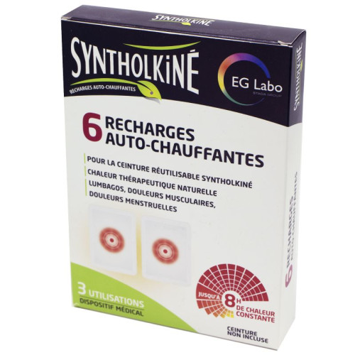 Syntholkine 6 Recharges Auto-Chauffantes 1 Boite