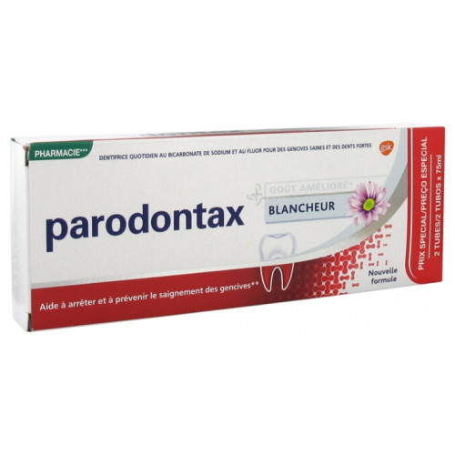 Parodontax Dentifrice Blancheur Duo 150ml - Soin Gencives et Dents