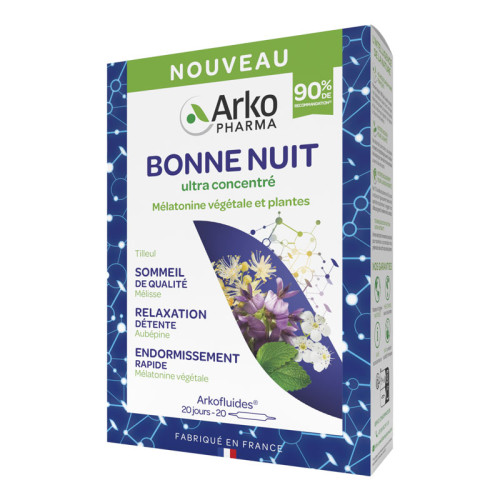 Arkofluides Bonne Nuit Bio 20 ampoules Arkofluides Bonne Nuit Bio 20 ampoules