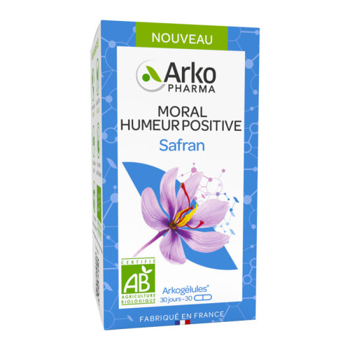 Safran Moral Humeur Positive Bio 30 Gélules Safran Moral Humeur Positive Bio 30 Gélules