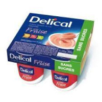 Delical crème dessert HP/HC sans sucres Fraise