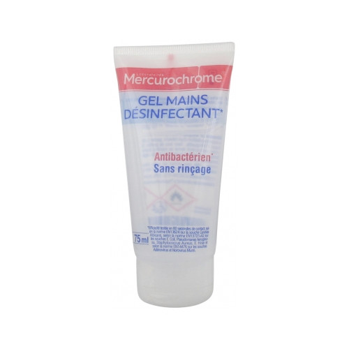 Gel Mains Désinfectant Antibactérien 75 ml