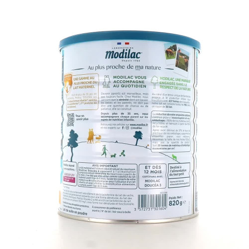 Laboratoire Modilac - Doucéa 2 est le premier lait en France 🇫🇷 à  contenir de la lactoferrine*. Protéine naturellement présente en grande  quantité dans le lait maternel. 🍼 *Grâce à une expertise