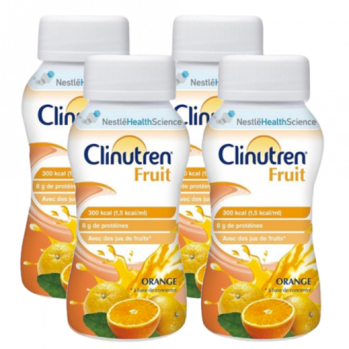 Clinutren Fruit Goût Orange, 4x200ml