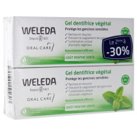 Weleda Gel Dentifrice Végétal 2x75ml - Apaisant et Doux