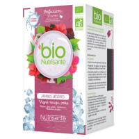 Nutrisanté Infusion Bio Jambes Légères 20 Sachets