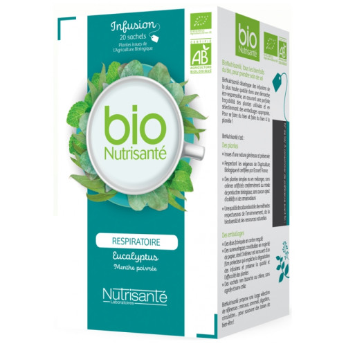 Nutrisanté Infusion Respiratoire 20 Sachets - Apaise Gorge et Bronches Nutrisanté Infusion Respiratoire 20 Sachets - Apaise Gorge et Bronches