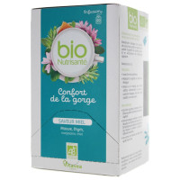 Nutrisanté Infusion Bio Confort Gorge 20 Sachets - Apaisant Hiver