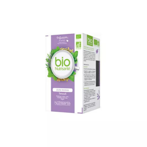 Nutrisanté Infusion Bio Jeune Maman 20 Sachets - Détente et Bien-être Nutrisanté Infusion Bio Jeune Maman 20 Sachets - Détente et Bien-être