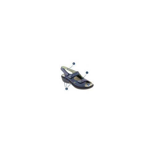 Sandale orthopédique femme CHUT DAMIA marine